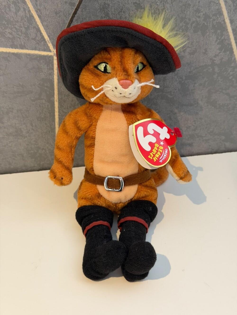 Puss In Boots 2007 TY Beanie Baby 😺